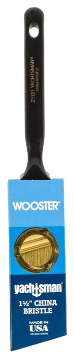WOOSTER BRUSH Wooster Z1121-2-1/2 Paint Brush, 2-1/2 in W, 2-11/16 in L Bristle, China Bristle, Sash Handle PAINT WOOSTER BRUSH