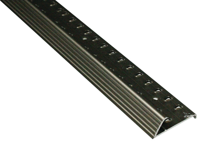 M-D M-D 43882 Carpet Gripper, 36 in L, 1-3/8 in W, Fluted Surface, Aluminum, Pewter