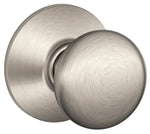 SCHLAGE LOCK Schlage F Series F10VPLY619 Passage Knob, Knob Handle, Metal, Satin Nickel, 2-3/8 to 2-3/4 in Backset, Reversible Hand HARDWARE & FARM SUPPLIES SCHLAGE LOCK