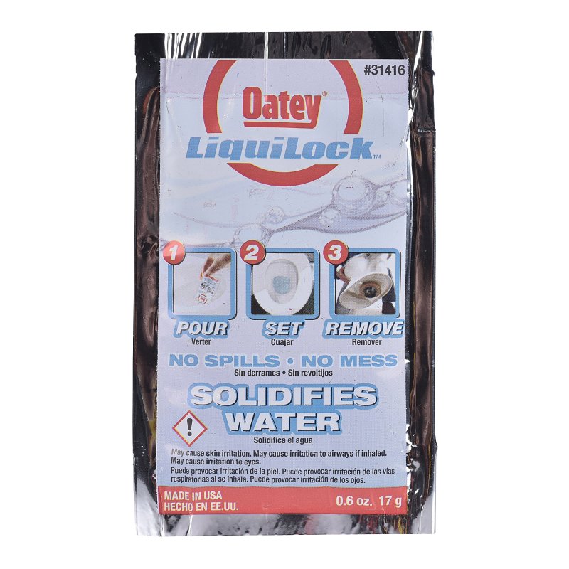 OATEY Oatey Liquilock Series 31416 Water Absorbing Crystal, White PLUMBING, HEATING & VENTILATION OATEY