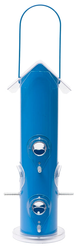 PERKY-PET Perky-Pet 391 Wild Bird Feeder, 13-1/4 in H, 1 lb, Metal, Blue, Powder-Coated, Hanging Mounting PET & WILDLIFE SUPPLIES PERKY-PET