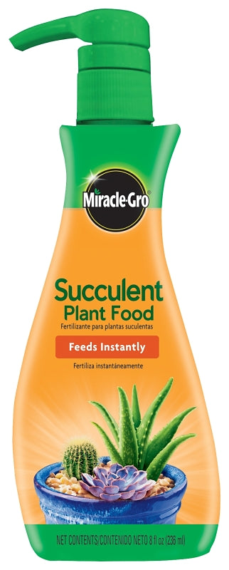 MIRACLE-GRO Miracle-Gro 2000532 Succulent Plant Food, 8 oz Bottle, Liquid, 0.5-1-1 N-P-K Ratio LAWN & GARDEN MIRACLE-GRO