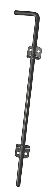 NUVO IRON Nuvo Iron CBW/B Cane Bolt, Galvanized Steel, Black HARDWARE & FARM SUPPLIES NUVO IRON