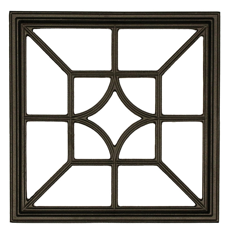 NUVO IRON Nuvo Iron ACW54 Gate Fence Insert, Diamond Square, Aluminum, Black HARDWARE & FARM SUPPLIES NUVO IRON