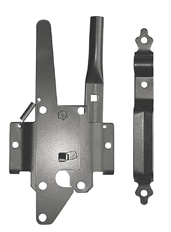 NUVO IRON Nuvo Iron DTPLUH Post Latch with Ultimate Handle, Galvanized Steel