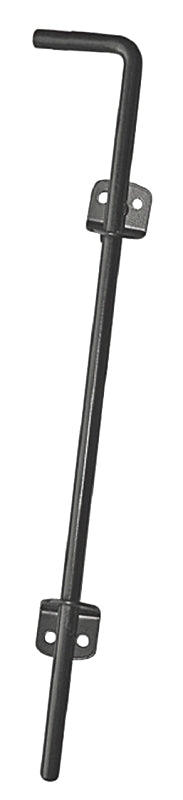 NUVO IRON Nuvo Iron CBW Series Cane Bolt, 18 in L, Steel, Black, Powdered HARDWARE & FARM SUPPLIES NUVO IRON