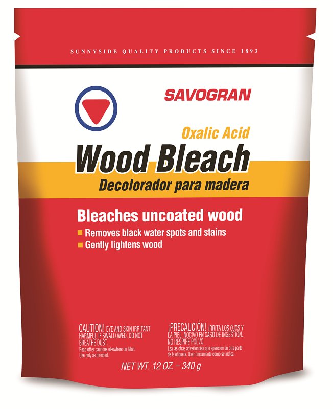 SUNNYSIDE Savogran 10501 Wood Bleach, 12 oz, Crystalline Solid, White