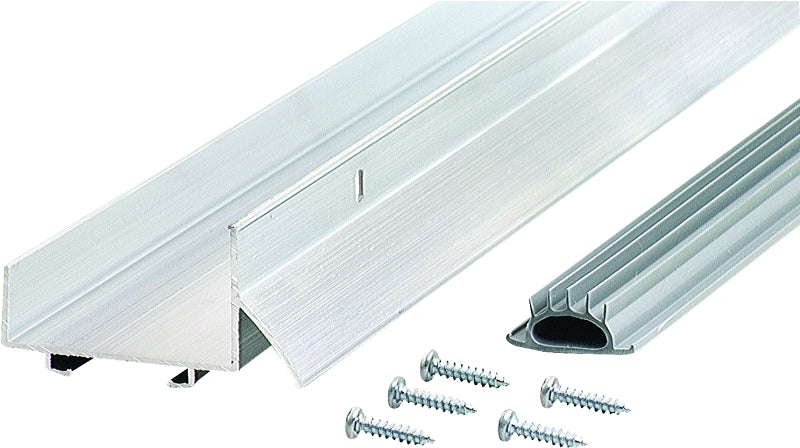 M-D M-D 06155 Door Bottom with Drip Cap, 36 in L, 2.4 in W, 1-5/8 in H, Aluminum