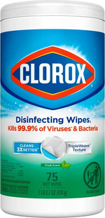 CLOROX Clorox 01656 Disinfecting Wipes Can, Fresh, White CLEANING & JANITORIAL SUPPLIES CLOROX
