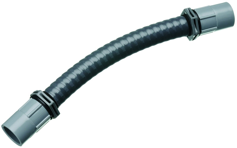 CARLON Carlon UAFAD Flexible Elbow, 1/2 in Trade Size, 0 to 90 deg Angle, Neoprene/PVC, Gray ELECTRICAL CARLON