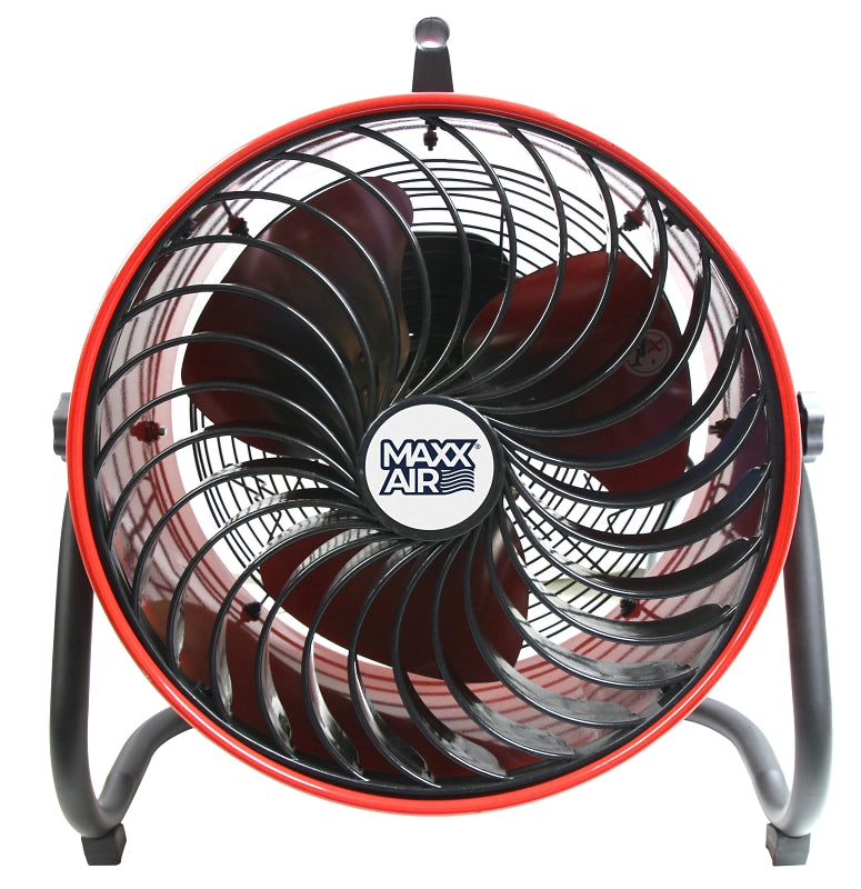 VENTAMATIC MaxxAir HVFF16TRED Floor Fan, 120 V, 3-Speed, 1350 rpm Speed, 1600 cfm Air, Black/Red APPLIANCES & ELECTRONICS VENTAMATIC