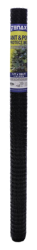 TENAX Tenax 2A140066 Protect Net, 100 ft L, 7 ft W, 0.79 x 0.79 in Mesh, Plastic, Black