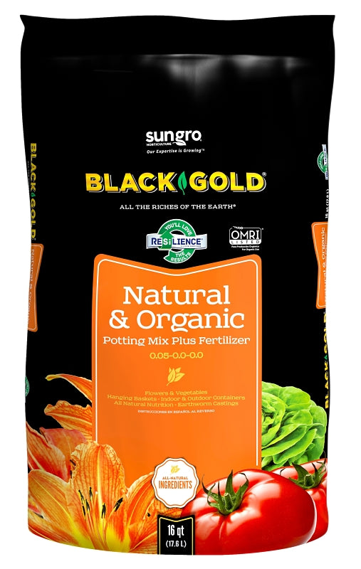SUN GRO sun gro 140204016QTP Series Potting Mix, 120 Bag, Granular, Brown/Earthy, Compositions: Canadian Sphagnum Peat Moss