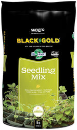 SUN GRO sun gro BLACK GOLD 1411002 16 QT P Seedling Mix, 16 qt Bag