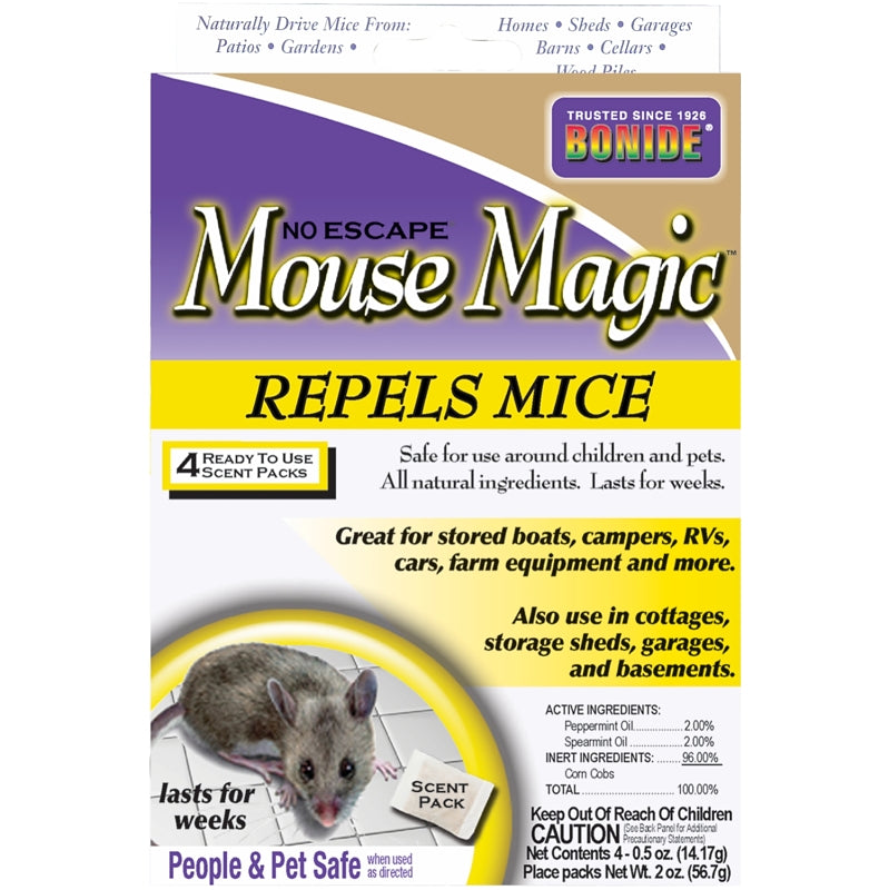 BONIDE Bonide Mouse Magic 865 Mouse Repellent, Gray LAWN & GARDEN BONIDE
