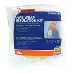 FROST KING Frost King V93H Insulation Kit, 42 in W, 0.75 mil Thick, 64 in L, Plastic, Clear