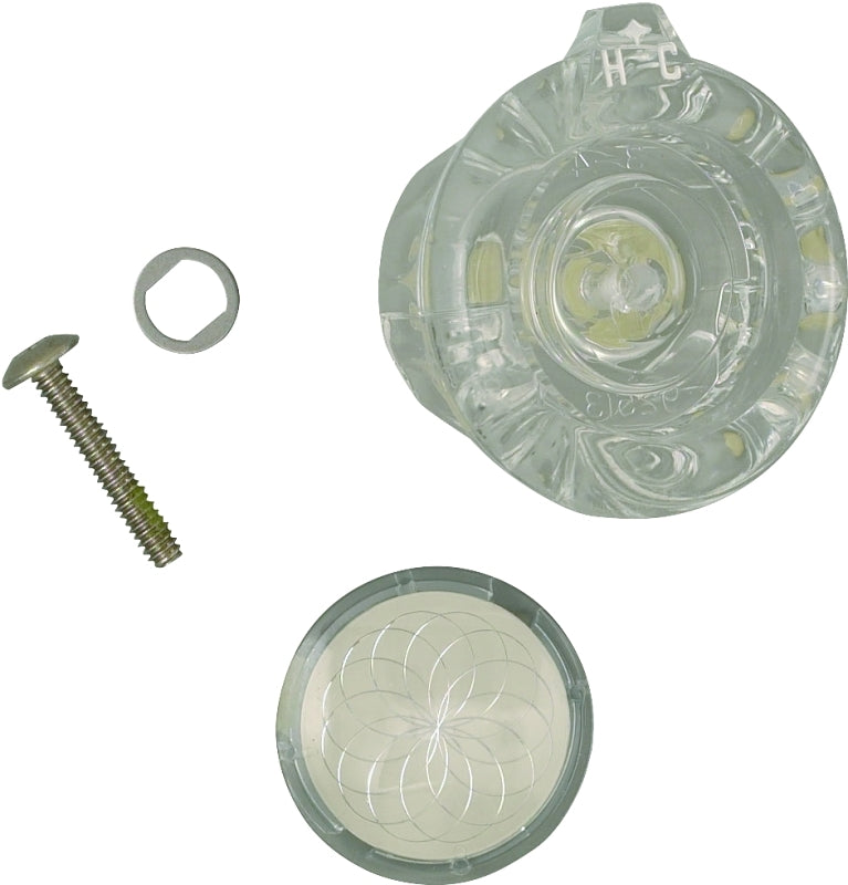 MOEN Moen 98037 Handle Kit, Acrylic, For: Single Handle Touch Control Tub/Shower Faucets
