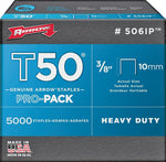 ARROW Arrow T50 Series 506IP Staple, For: HT-50A, T50, T55 Stapler, 3/8 in W Crown, 3/8 in L Leg HARDWARE & FARM SUPPLIES ARROW
