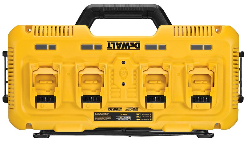 DEWALT DEWALT DCB104 Battery Charger, 12, 20 V Input, 60 min Charge, Battery Included: No TOOLS DEWALT