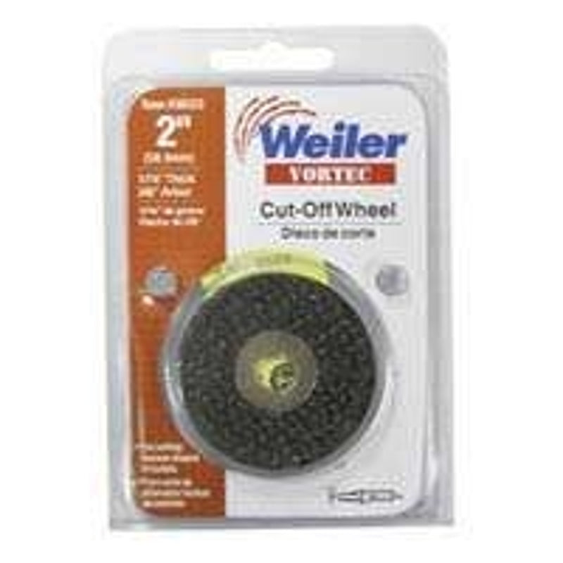 WEILER Vortec Pro 36533 Cut-Off Wheel, 2 in Dia, 1/16 in Thick, 3/8 in Arbor, 60 Grit, Aluminum Oxide Abrasive TOOLS WEILER