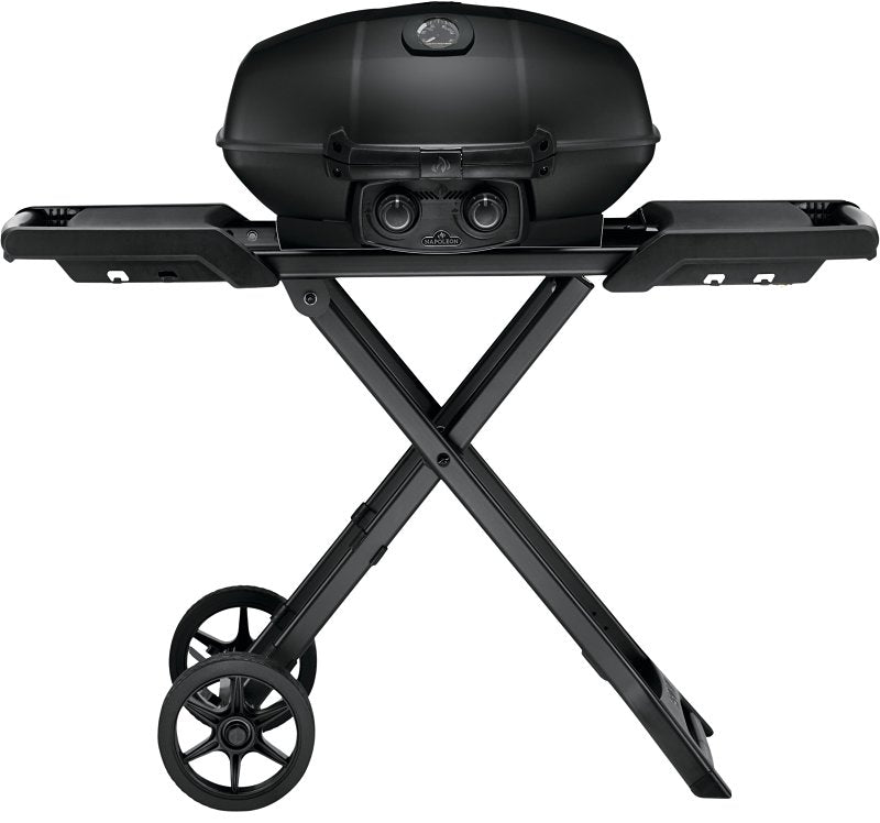 NAPOLEON GRILLS, WOLF S Napoleon Phantom TravelQ Series PRO285X-MK-PHM Portable Gas Grill, 12,000 Btu/hr BTU, Propane, 2-Burner, Black OUTDOOR LIVING & POWER EQUIPMENT NAPOLEON GRILLS, WOLF S