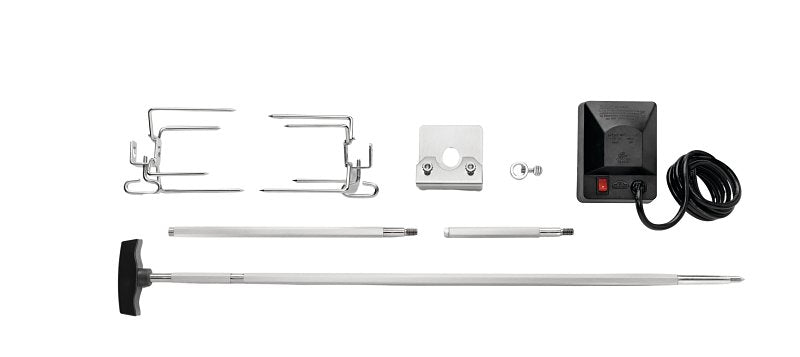 NAPOLEON GRILLS, WOLF S Napoleon 69911 Heavy-Duty Rotisserie Kit, 2 -Fork, Stainless Steel Spit Rod OUTDOOR LIVING & POWER EQUIPMENT NAPOLEON GRILLS, WOLF S