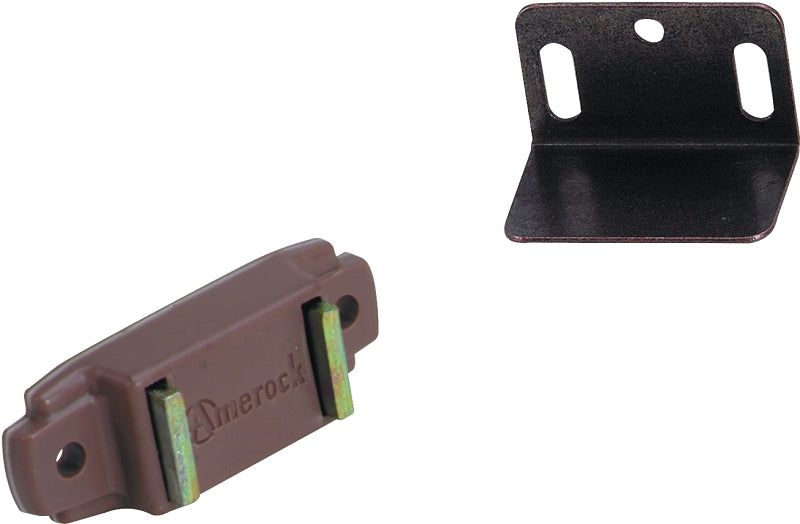 AMEROCK Amerock BP97653PT Magnetic Catch, 1-15/16 in L x 3/4 in W Catches, Plastic, Tan