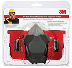 3M 3M 65021HA1-C Valved Household Respirator, M Mask, Dual Cartridge, Multi-Color