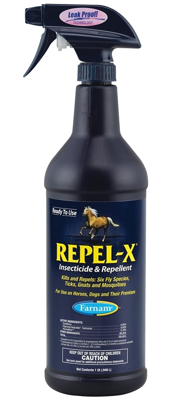 FARNAM Farnam Repel-X 10330 Insecticide and Repellent, Liquid, Milky White, Citronella, 32 oz HARDWARE & FARM SUPPLIES FARNAM