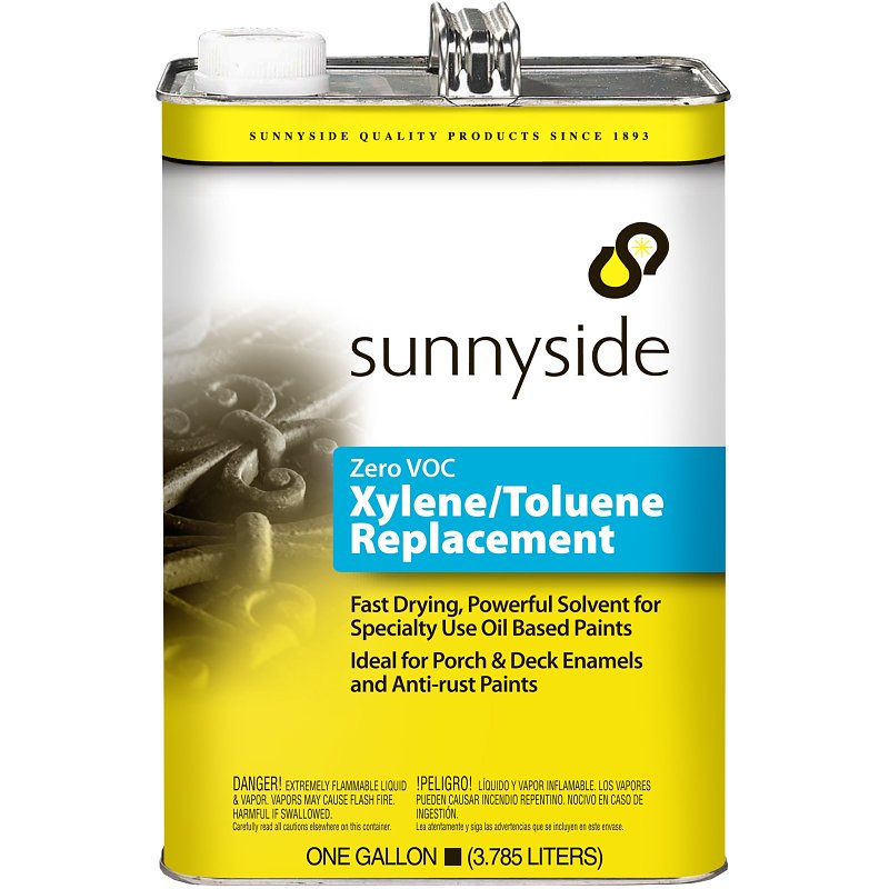 SUNNYSIDE Sunnyside 474G1 Xylene/Toluene Thinner, Liquid, Solvent, Clear, 1 gal, Can