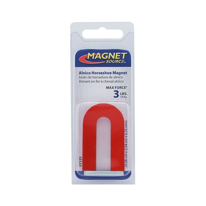 MASTER MAGNETICS Magnet Source 07225 Horseshoe Magnet, Red HARDWARE & FARM SUPPLIES MASTER MAGNETICS