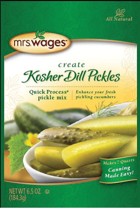 MRS. WAGES Mrs. Wages W622-J7425 Kosher Dill Pickle Mix, 6.5 oz Pouch HOUSEWARES MRS. WAGES