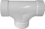 IPEX USA LLC-CANPLAS Canplas 414155BC Sanitary Pipe Tee, 4 in, Hub, PVC, White PLUMBING, HEATING & VENTILATION IPEX USA LLC-CANPLAS