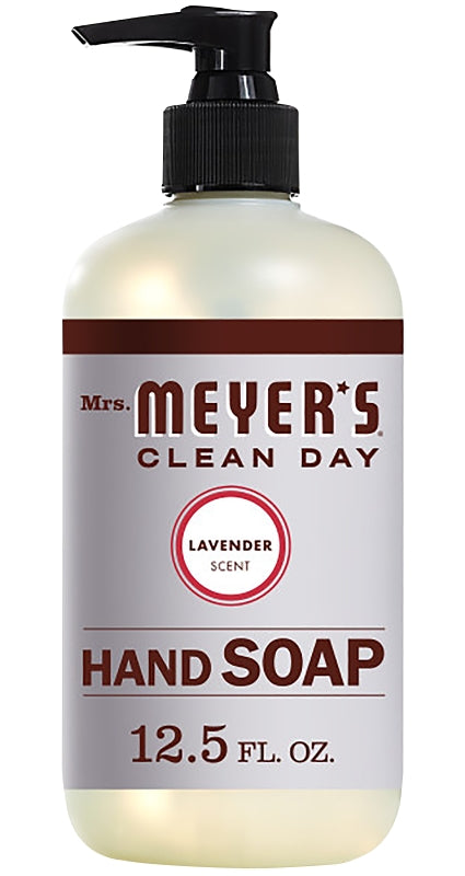 MRS. MEYERS Mrs. Meyer's 11104 Hand Soap, Liquid, Lavender, 12.5 oz Bottle