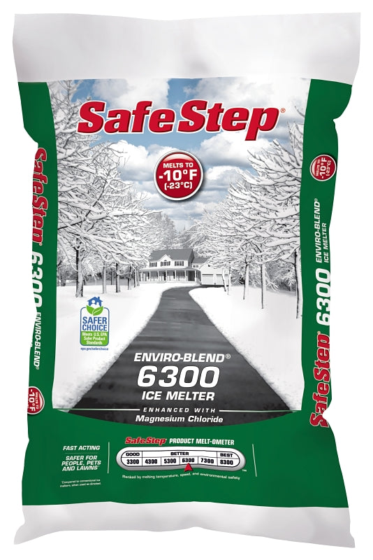 SAFE STEP Safe Step 56850 Ice Melter, Crystalline Solid, White, 50 lb Bag