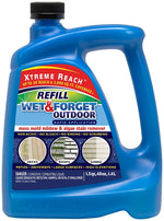 WET & FORGET Wet & Forget 805048RF Outdoor Hose End Refill, 48 oz, Liquid, Characteristic, Clear Yellow PAINT WET & FORGET