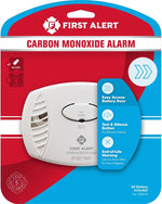 FIRST ALERT First Alert 1039718 Carbon Monoxide Alarm, 85 dB, Alarm: Audio, Electrochemical Sensor, White