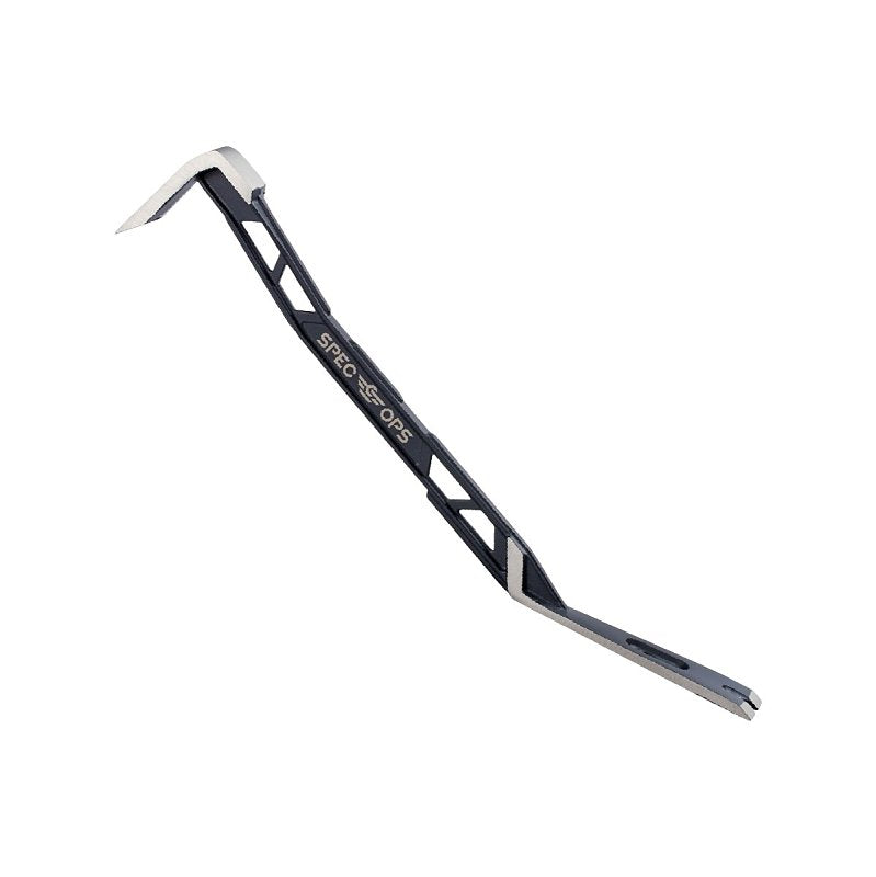 AMAX INC Spec Ops Delta Series SPEC-D18BAR Pry Bar, 18 in L, Beveled, Flat Tip, HCS, Black PAINT AMAX INC