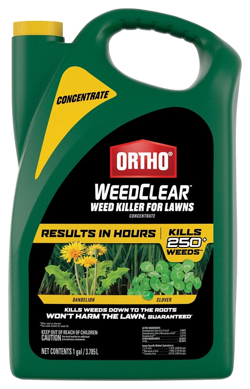 ORTHO Ortho 0204810 Concentrated Lawn Weed Killer, Liquid, Spray Application, 1 gal Bottle