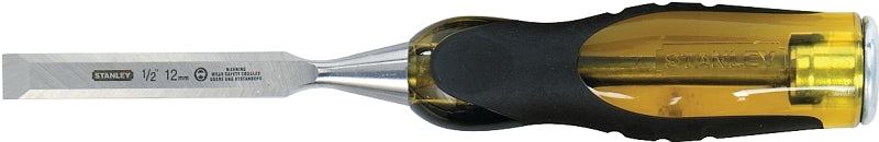 STANLEY TOOLS STANLEY 16-975 Chisel, 1/2 in Tip, 9 in OAL, Chrome Carbon Alloy Steel Blade, Ergonomic Handle TOOLS STANLEY TOOLS