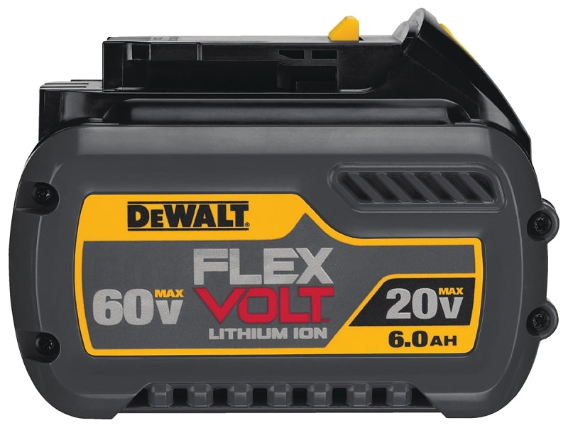 DEWALT DEWALT DCB606 Rechargeable Battery Pack, 20/60 V Battery, 6 Ah, 1 hr Charging TOOLS DEWALT