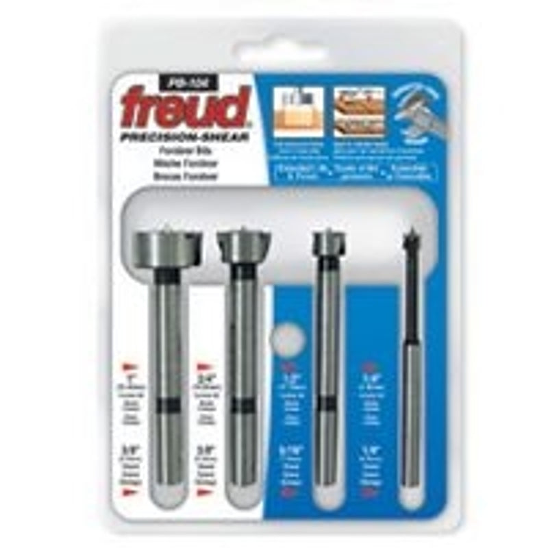 FREUD Freud Precision Shear PB-104 Forstner Bit Set, 4-Piece, Carbide TOOLS FREUD