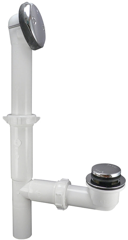 KEENEY Keeney 63WK Bath Drain, Plastic, Chrome, For: All Standard Size Tubs PLUMBING, HEATING & VENTILATION KEENEY