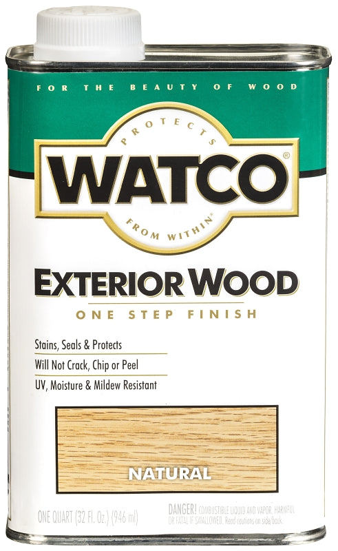 WATCO Watco 67741 Exterior Finish, Natural, Liquid, 1 qt, Can PAINT WATCO