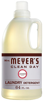 MRS. MEYERS Mrs. Meyer's Clean Day 14531 Laundry Detergent, 64 oz Bottle, Liquid, Lavender