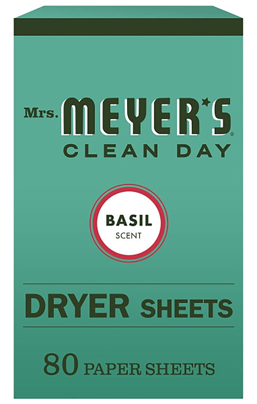 MRS MEYERS Mrs. Meyer's Clean Day 014448 Dryer Sheet, Basil APPLIANCES & ELECTRONICS MRS MEYERS