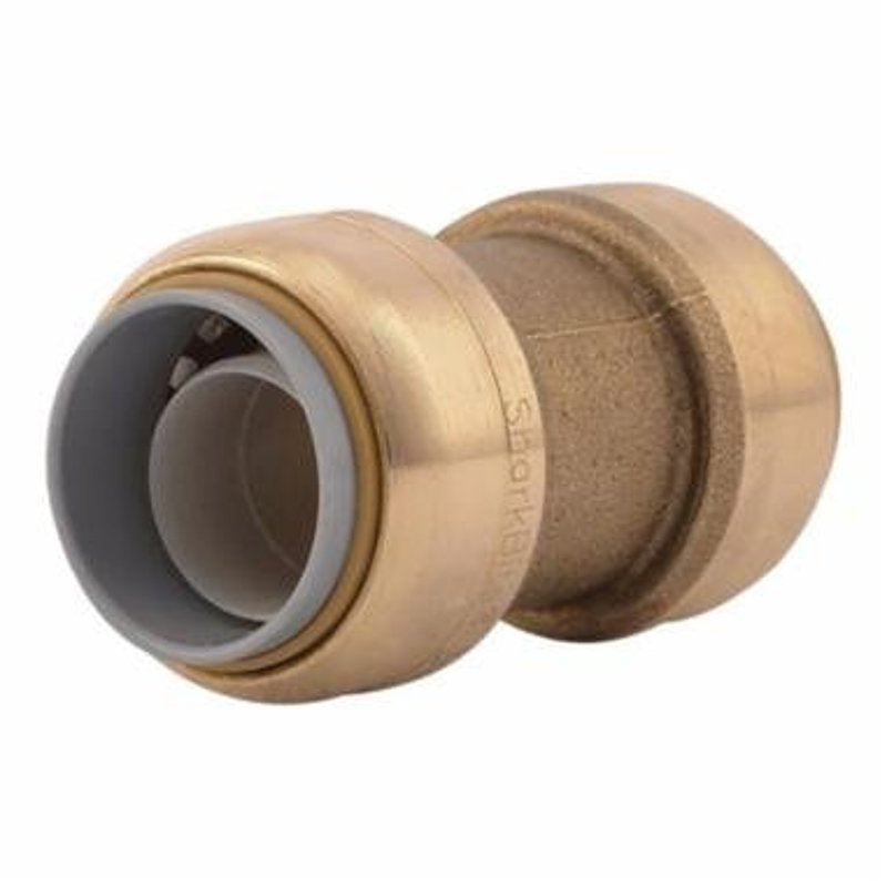 SHARKBITE SharkBite Max Series UR4016A Transition Pipe Coupling, 3/4 in, Brass, 200 psi Pressure PLUMBING, HEATING & VENTILATION SHARKBITE
