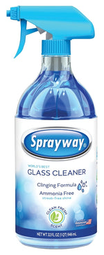 SPRAYWAY Sprayway SW5000R Glass Cleaner, 32 oz Bottle, Liquid, Fresh, Blue CLEANING & JANITORIAL SUPPLIES SPRAYWAY