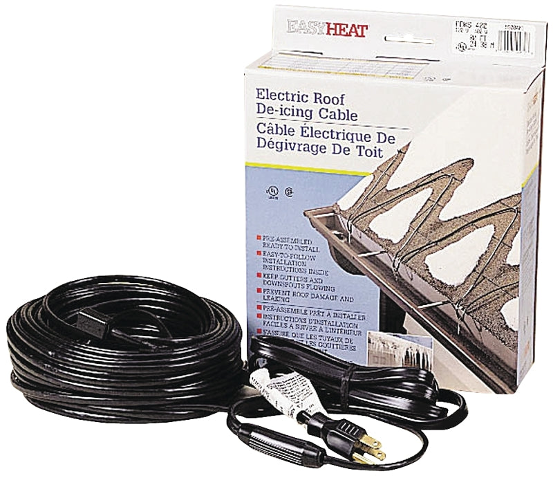 EASYHEAT EasyHeat ADKS Series ADKS150 Roof and Gutter De-Icing Cable, 30 ft L, 120 V, 150 W PLUMBING, HEATING & VENTILATION EASYHEAT