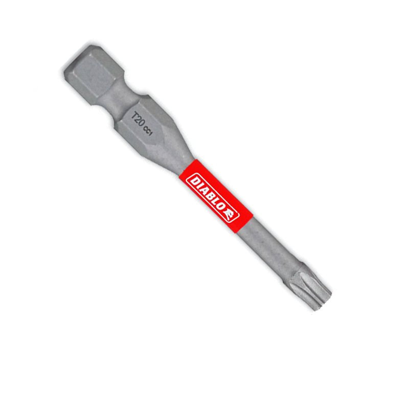 DIABLO Diablo DT202P2 Drive Bit, #20 Drive, Torx Drive, 1/4 in Shank, Hex Shank, 2 in L HARDWARE & FARM SUPPLIES DIABLO